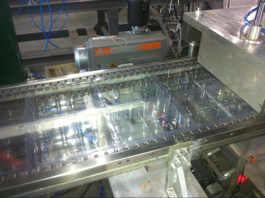 High Speed Continuous Vacuum Packaging Machine , 304 SS Horizontal Packaging Machine