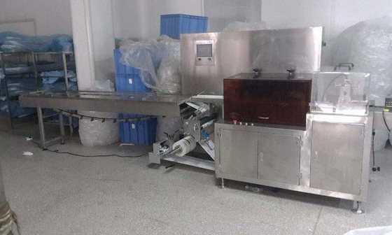 Hardware Screw Packing Machine , Starved Feeding Shut Down Horizontal Flow Pack Machine